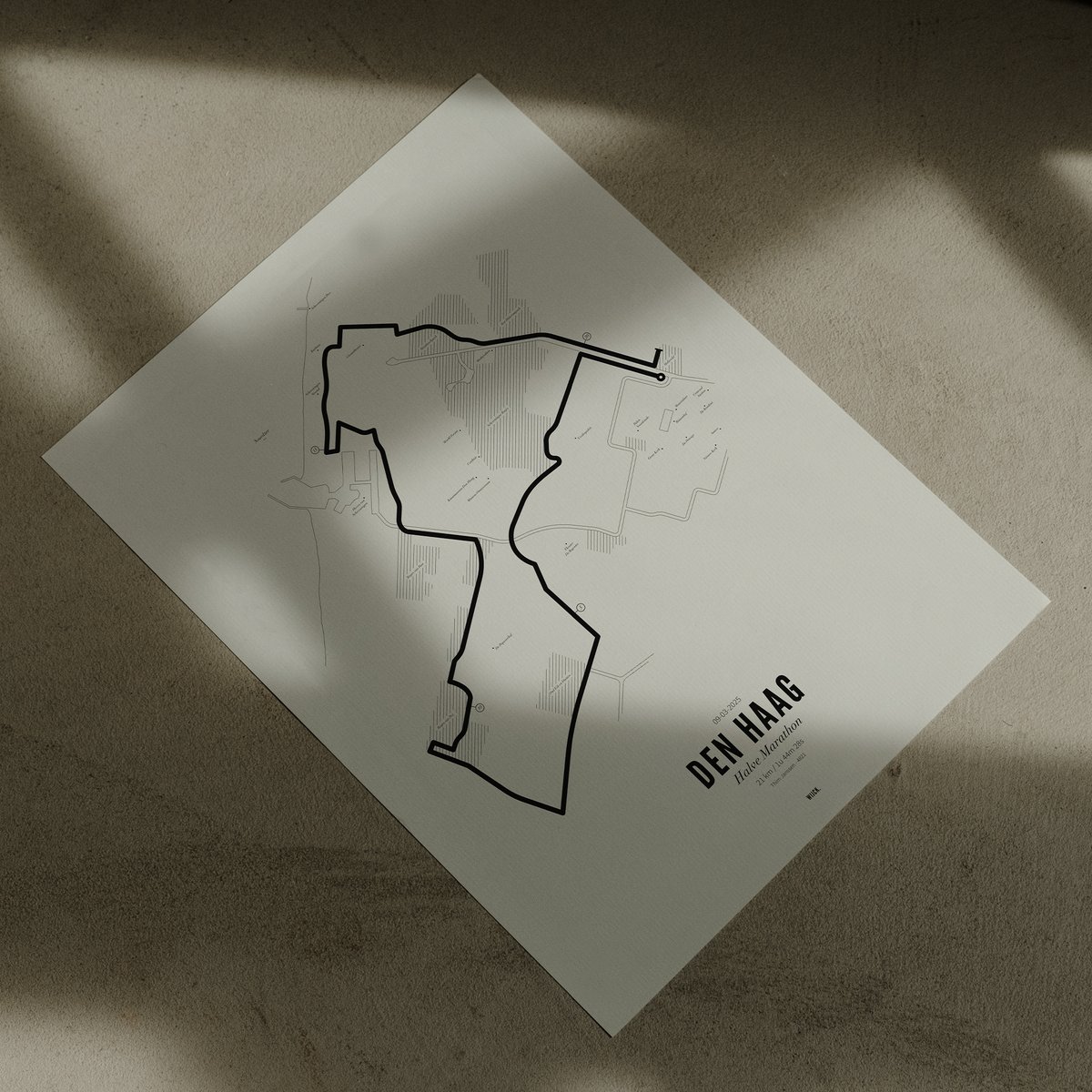 Poster van Halve Marathon Den Haag 2026 | WIJCK. 